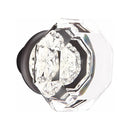Emtek Single Cylinder Melrose Handleset EMPowered Motorized Smart Lock Upgrade With Old Town Glass Knob