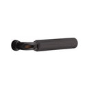 Emtek Hamden Brass Tubular Entry set with Select R-Bar Straight Knurled Lever
