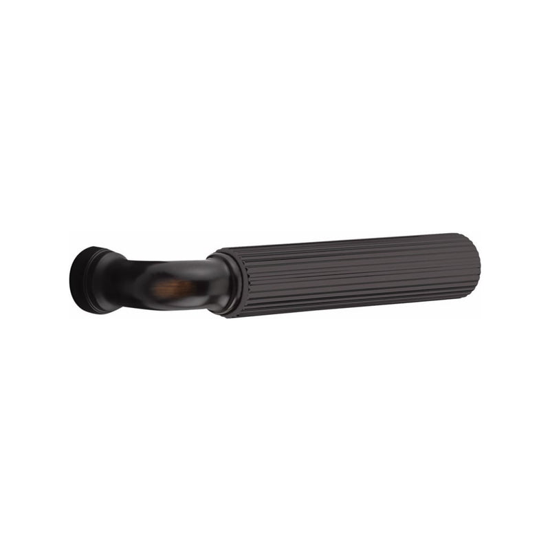 Emtek EMTouch Modern Style Electronic Keypad Leverset with Select R-Bar Straight Knurled Lever