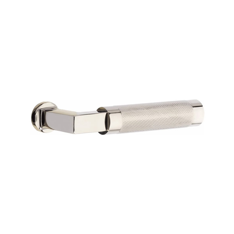 Emtek EMTouch Modern Style Electronic Keypad Leverset with Select L-Square Knurled Lever
