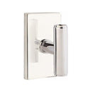 Emtek Ace Knob Concealed Fastener with Modern Rectangular Rosette