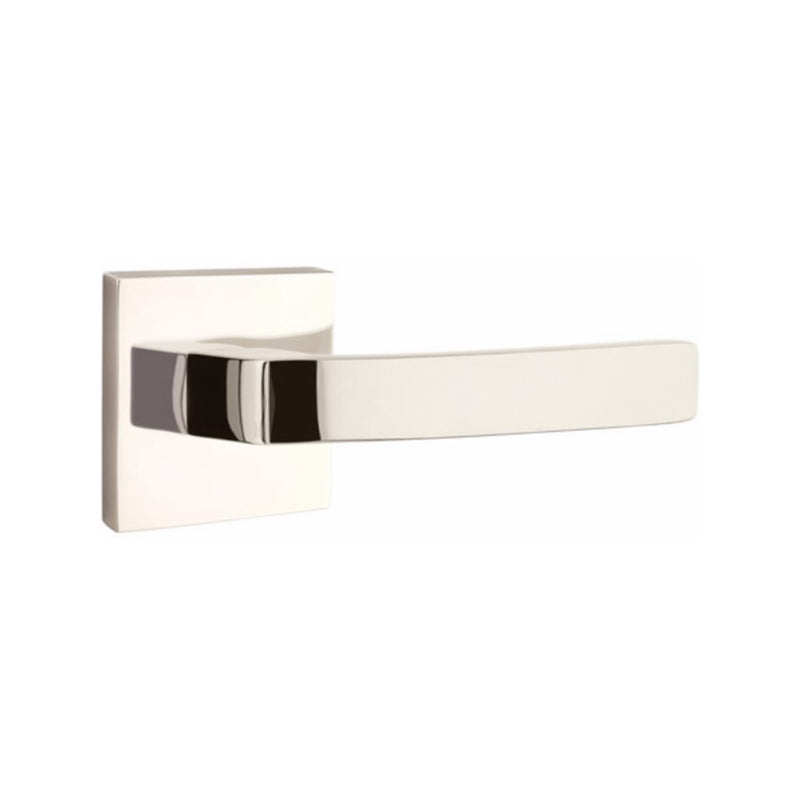 EMTEK Breslin Lever Concealed Screws with Square Rosette