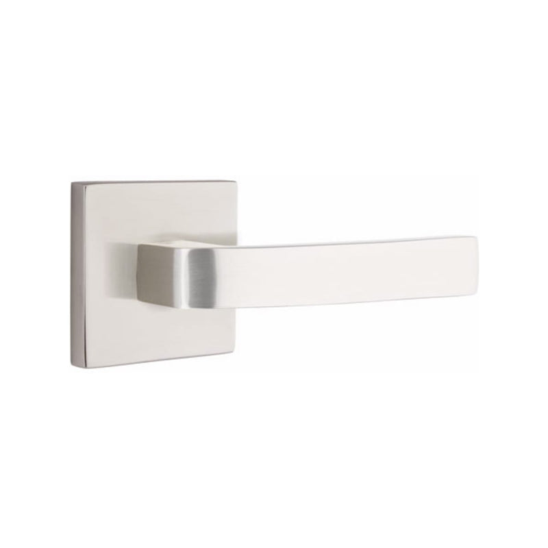 EMTEK Breslin Lever Concealed Screws with Square Rosette