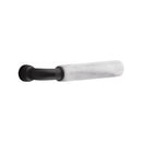 Emtek F13 Function Adelaide Mortise Handleset with Select R-Bar White Marble Lever