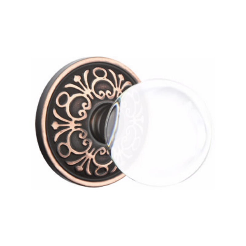 Emtek Bristol Knob Concealed Screws With Lancaster Rosette