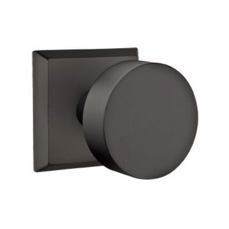 Emtek Sandcast Bronze Round Knob Concealed Screws with