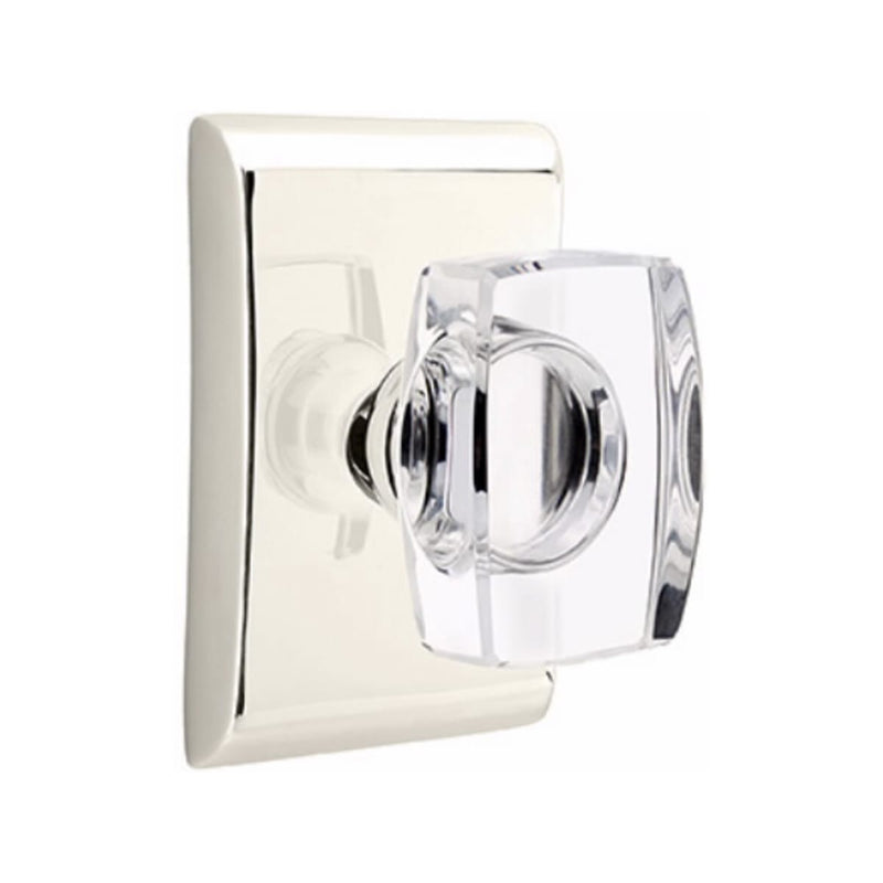 Emtek Windsor Knob Concealed Screws with Neos Rosette
