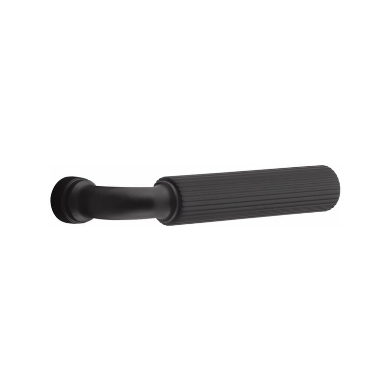 Emtek Modern Style Electronic Keypad Leverset with Select R-Bar Straight Knurled Lever