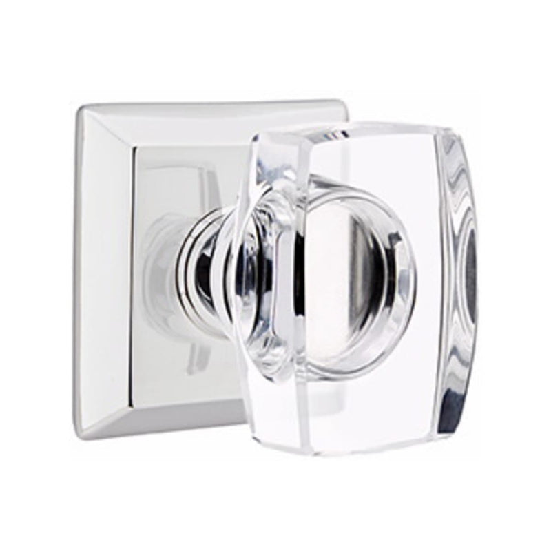 Emtek Windsor Knob Concealed Screws With Quincy Rosette
