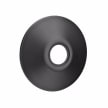 EMTEK Modern Brass Ebony Knob with Modern Rosette
