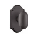 Emtek Sandcast Bronze Egg Knob Concealed Screws with
