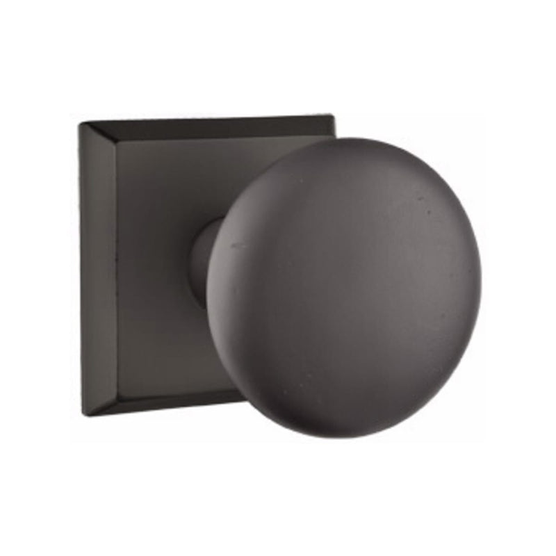 Emtek Sandcast Bronze Winchester Knob Concealed Screws with