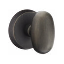 Emtek Sandcast Bronze Egg Knob with