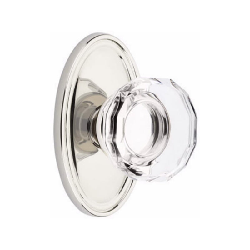 Emtek Lowell Knob Concealed Screws With Oval Rosette