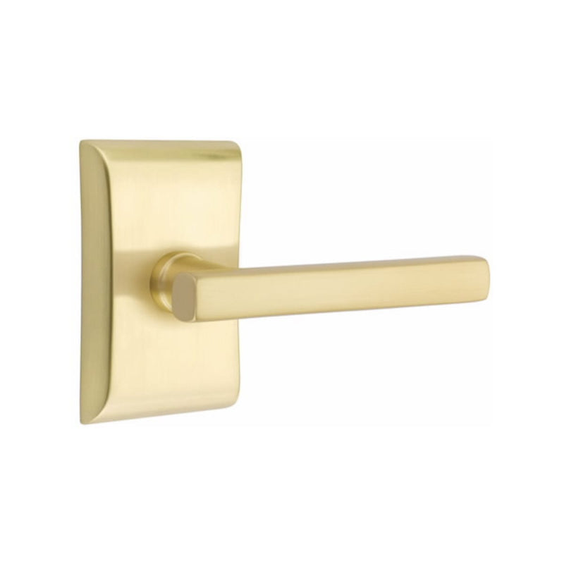 EMTEK Freestone Lever Concealed Screws with Neos Rosette