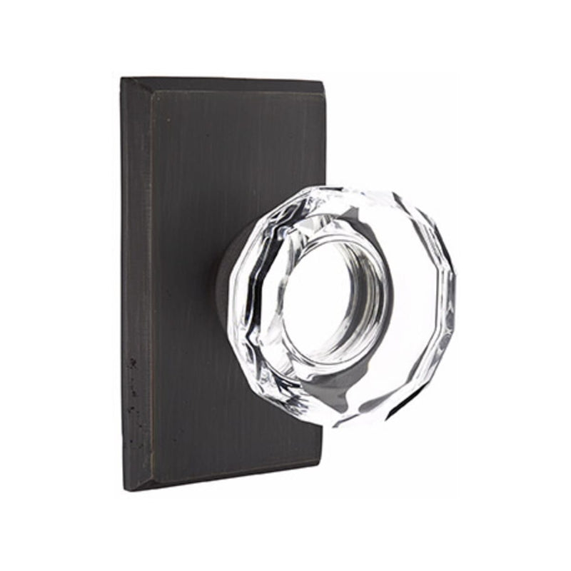 Emtek Glass Lowell Knob with