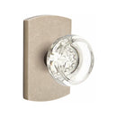 Emtek Glass Georgetown Knob Concealed Screws with