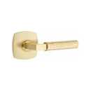 Emtek Select L-Square Hammered Lever with Urban Modern Rosette