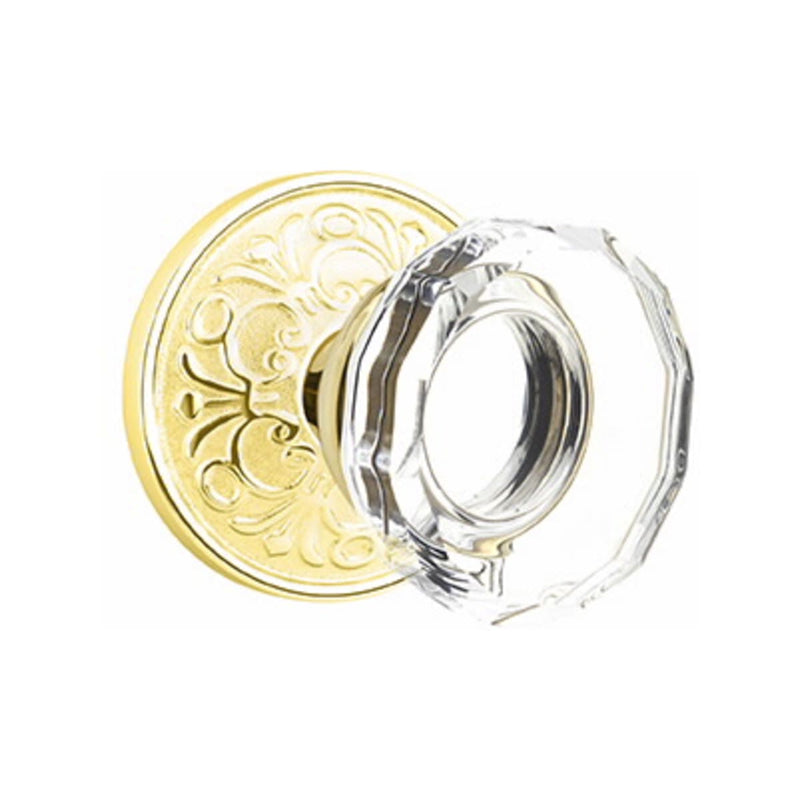 Emtek Lowell Knob With Lancaster Rosette