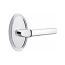 Emtek Milano Lever Concealed Screws with Oval Rosette