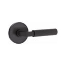 Emtek Select L-Square Hammered Lever with Disk Rosette