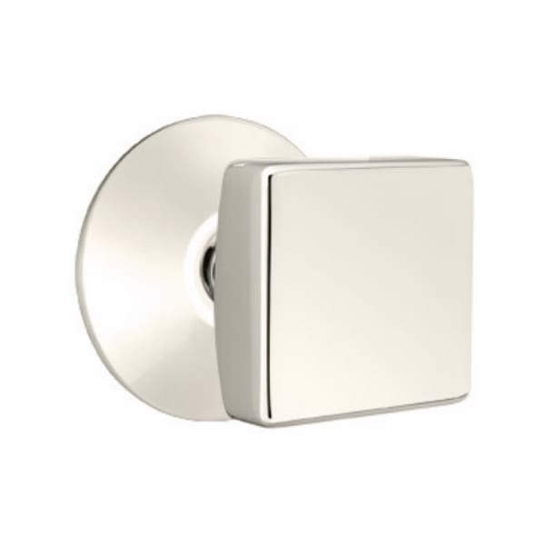 Emtek Square Concealed Screws Knob with Modern Rosette
