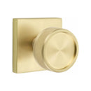 Emtek Select Conical Knurled Knob Concealed Screws with Square Rosette