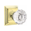 Emtek Astoria Knob Concealed Screws With Wilshire Rosette