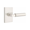 Emtek Hercules Lever with Modern Rectangular Rosette Concealed Screws