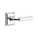 Emtek Select R-BAR Tribeca Lever Concealed Screws with Wilshire Rosette
