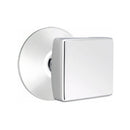 Emtek Square Knob with Modern Rosette