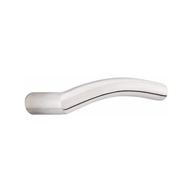 Emtek Stainless Steel Davos Tubular Handleset with Dresden lever