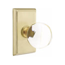 Emtek Bristol Knob With Rectangular Rosette