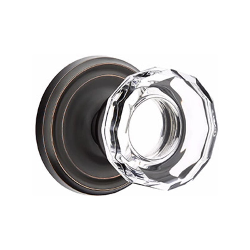 Emtek Lowell Knob With Regular Rosette