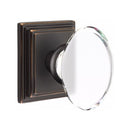 Emtek Hampton Knob With Wilshire Rosette