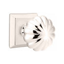 Emtek Melon Knob Concealed Screws With Quincy Rosette