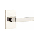 Emtek Spencer Lever with Modern Rectangular Rosette
