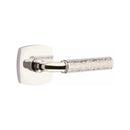 Emtek Select R-BAR Hammered Lever Concealed Screws with Urban Modern Rosette