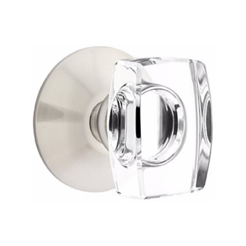 Emtek Windsor Knob Concealed Screws with Modern Rosette