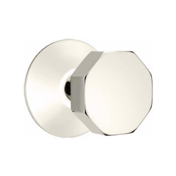 Emtek Octagon Concealed Screws Knob with Modern Rosette