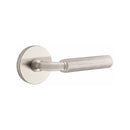 Emtek Select R-BAR Straight Knurled Lever with Disk Rosette