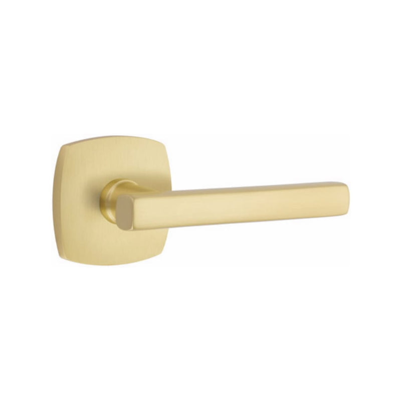 EMTEK Freestone Lever Concealed Screws with Urban Modern Rosette