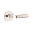 Emtek Select L-Square Straight Knurled Lever with Urban Modern Rosette