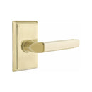Emtek Milano Lever Concealed Screws with Rectangular Rosette