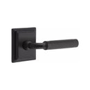 Emtek Select R-BAR Knurled Lever Concealed Screwswith Wilshire Rosette