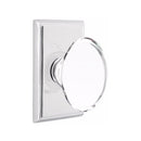 Emtek Hampton Knob Concealed Screws With Rectangular Rosette