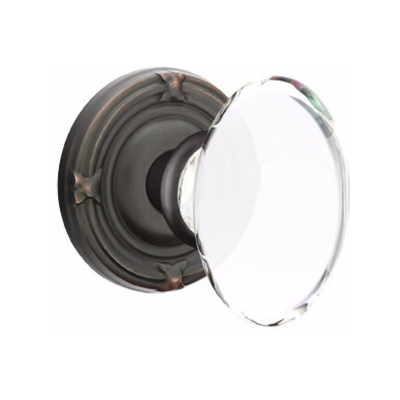 Emtek Hampton Concealed Screws Knob With Ribbon & Reed Rosette