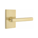 EMTEK Freestone Lever with Modern Rectangular Rosette