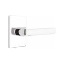 Emtek Spencer Lever with Modern Rectangular Rosette
