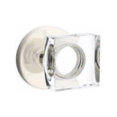 Emtek Modern Square Knob Concealed Screws with Disk Rosette